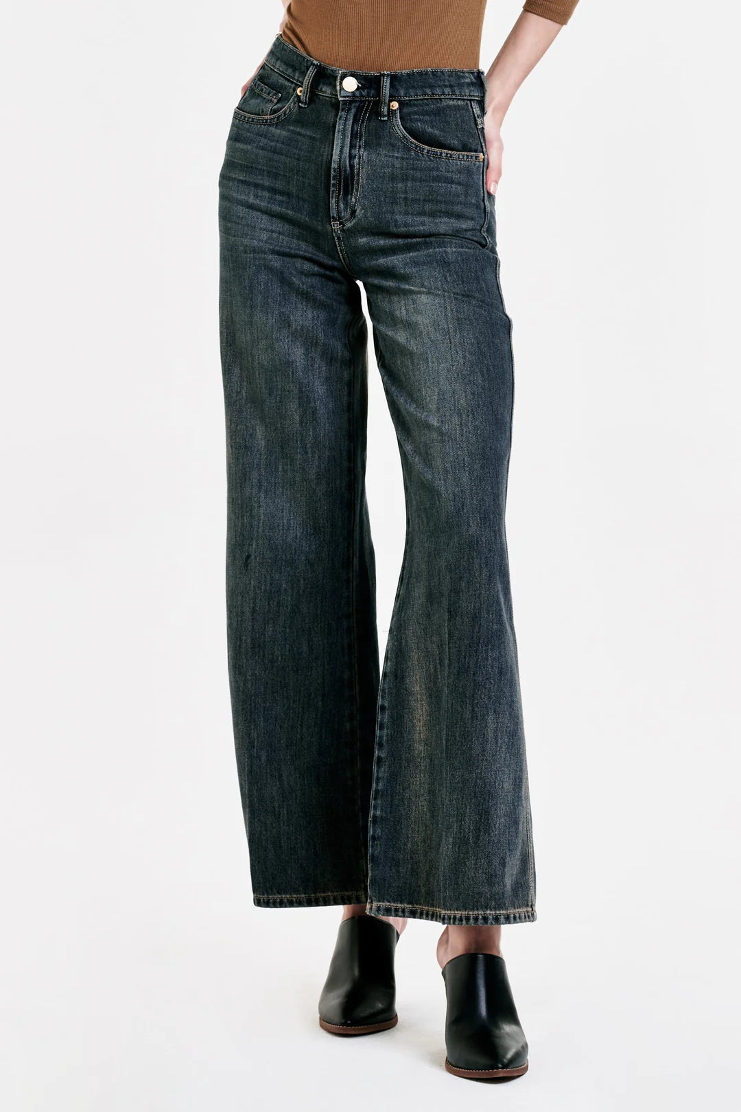 FIONA SUPER HIGH RISE WIDE LEG JEANS