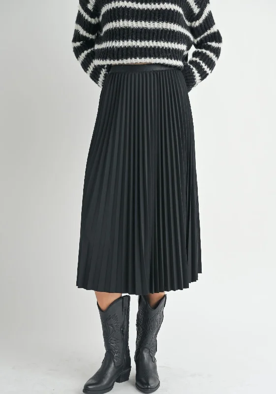 "BE OKAY" MIDI SKIRT