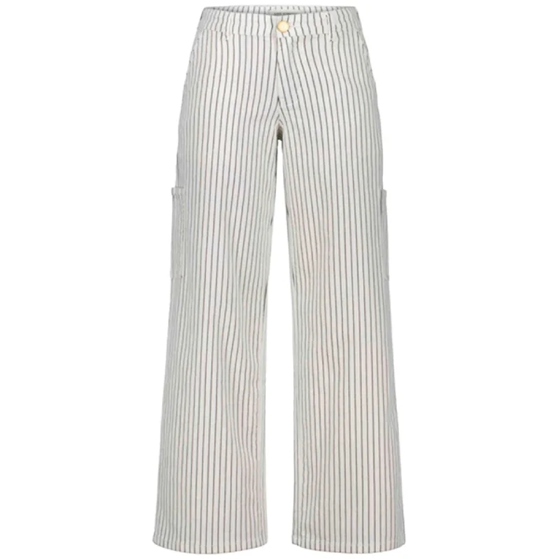 Sofie Schnoor Off White Striped Pants