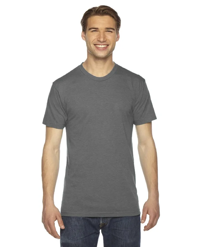 American Apparel TR401W Unisex Triblend Short-Sleeve Track T-Shirt