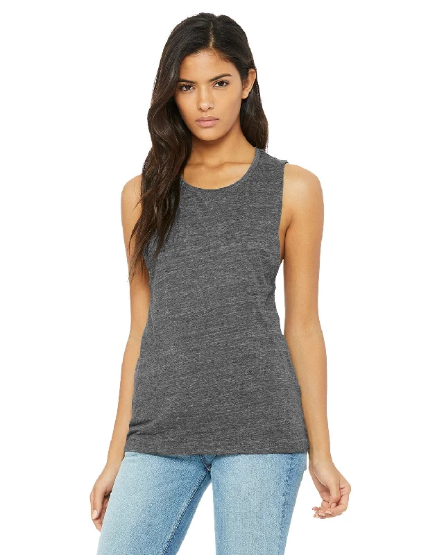 Bella + Canvas B8803 Ladies' Flowy Scoop Muscle Tank