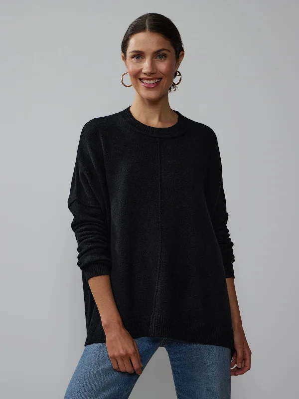 Long Sleeve Drop Shoulder Boxy Sweater