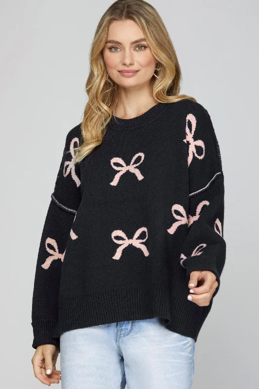 Perfectly Poised Bow Sweater