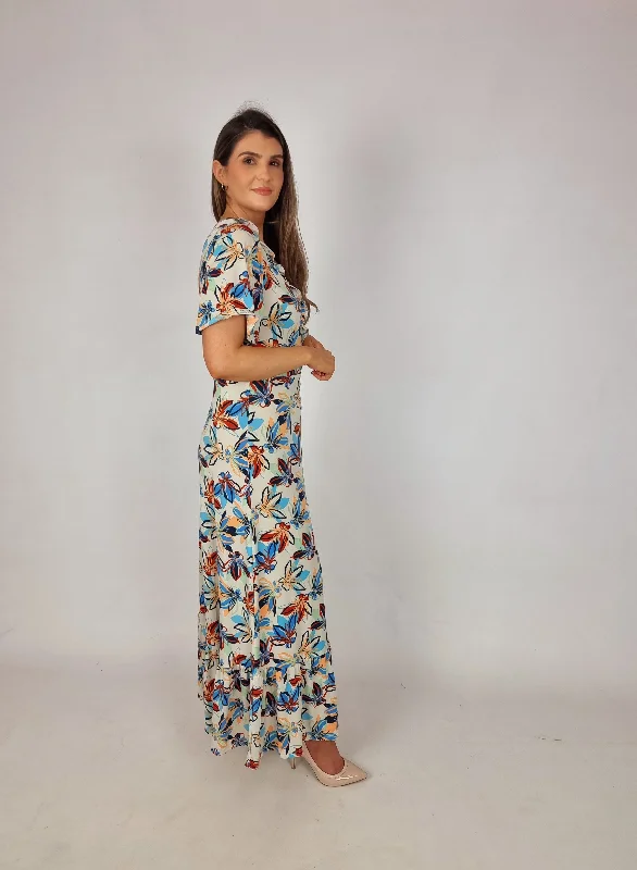 Md'M Long Wrap Dress