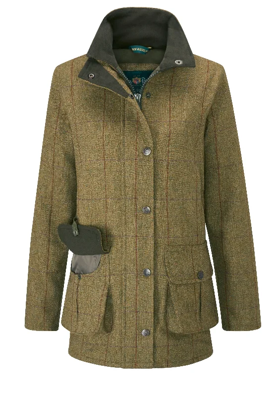 Alan Paine Women's Rutland Waterproof Tweed Coat