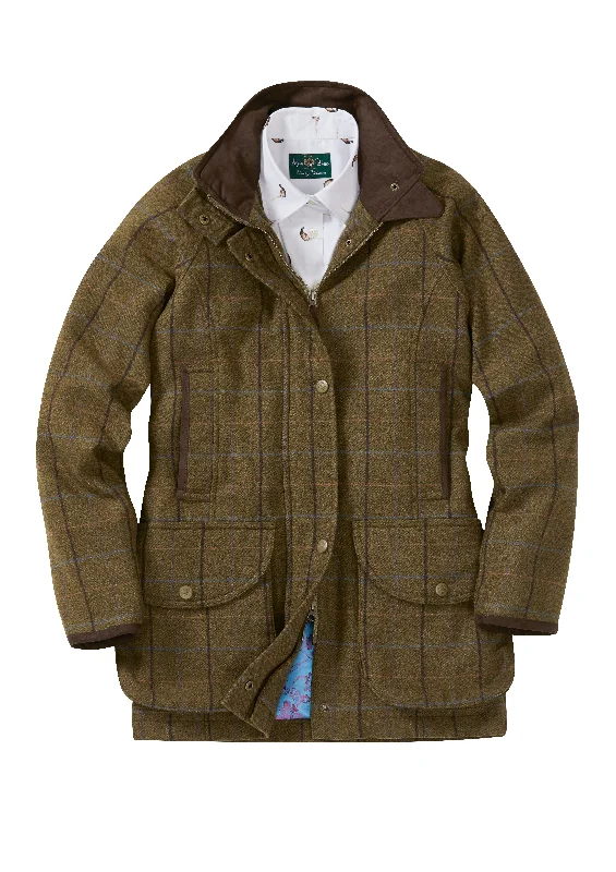 Alan Paine Women's Combrook Waterproof Tweed Coat