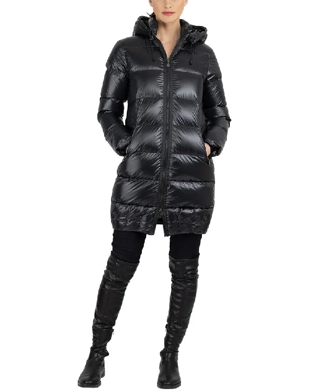 SNOWMAN New York Slim Fit Down Cocoon Coat