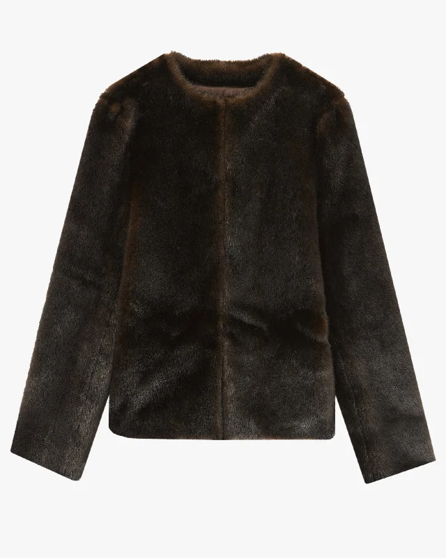 Calista Faux Fur Short Coat