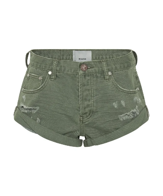 Bandit Low Waist Denim Shorts Super Khaki