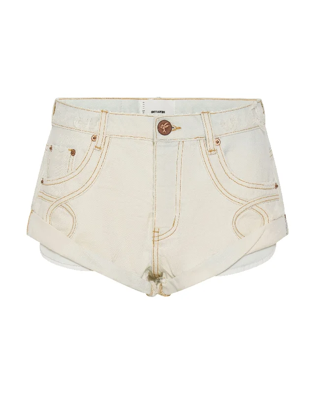 Le Loop Bandits Low Waist Denim Short Xanthe