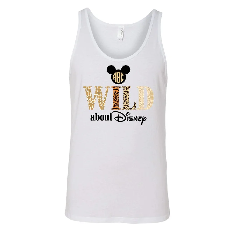 Monogrammed 'Wild About Disney' Premium Tank Top